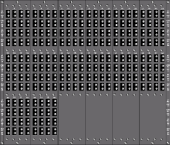 Channel Section of Patch Bay for 56 Channels