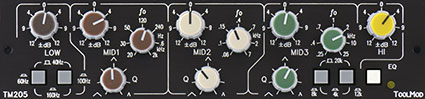 Standard Version of the Stereo Mastering Equalizer with +/- 12 dB Range